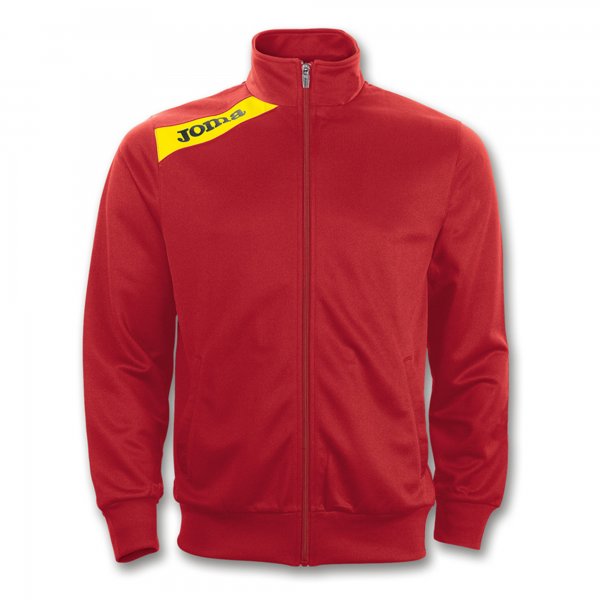 JACKET POLY-TRICOT VICTORY RED-YELLOW