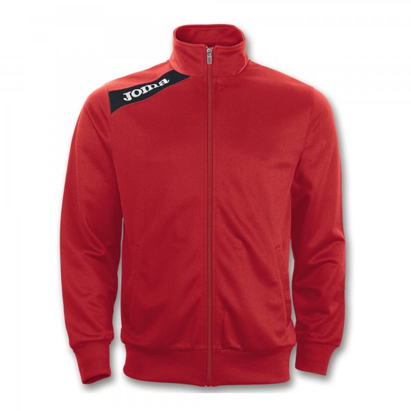 JACKET POLY-TRICOT VICTORY RED-BLACK