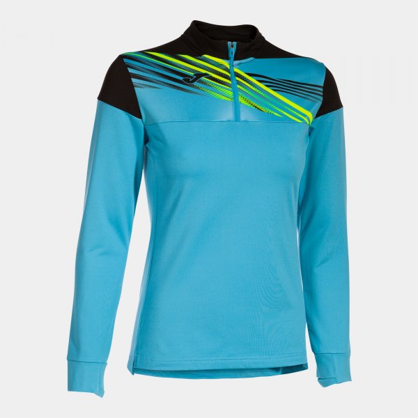 ELITE X SWEATSHIRT FLUOR TURQUOISE BLACK