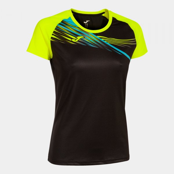 ELITE X SHORT SLEEVE T-SHIRT BLACK FLUOR YELLOW