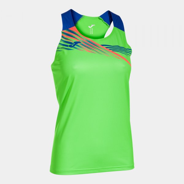 ELITE X TANK TOP FLUOR GREEN ROYAL