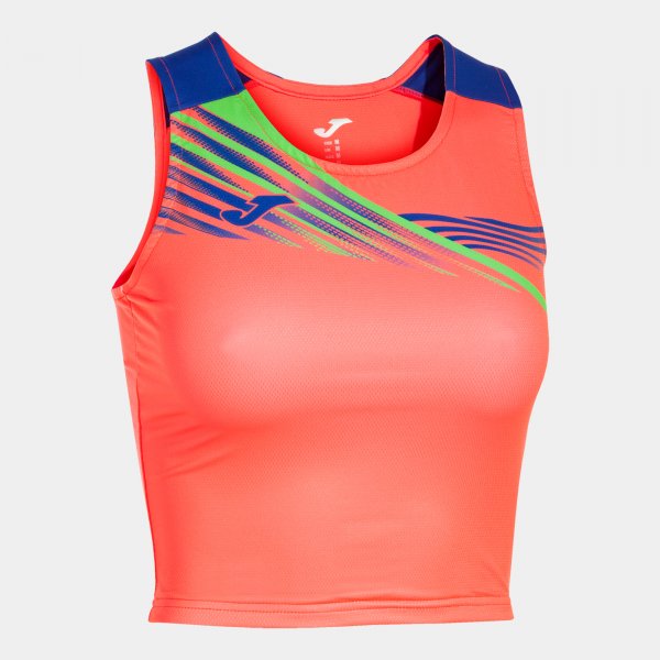 ELITE X TOP FLUOR CORAL ROYAL