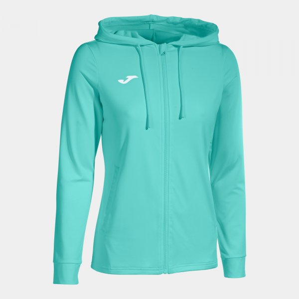 SCULPTURE II ZIP-UP HOODIE TURQUOISE