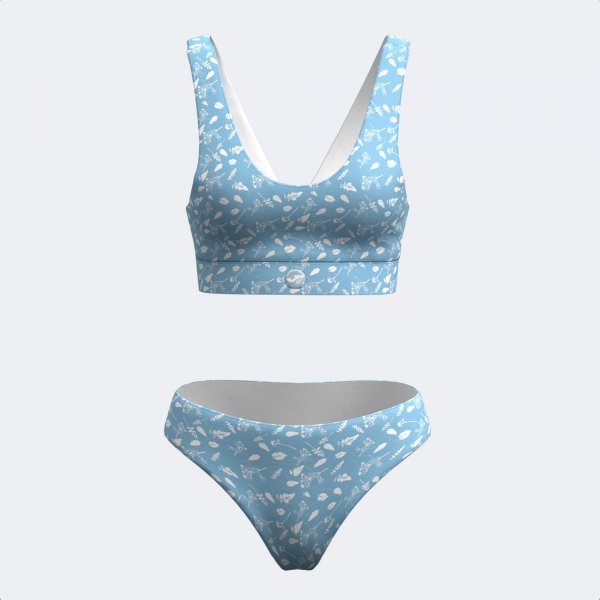 SANTA MÓNICA II BIKINI TURQUOISE WHITE