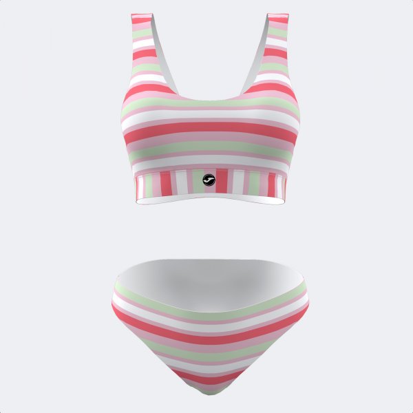 SANTA MÓNICA II BIKINI PINK GREEN
