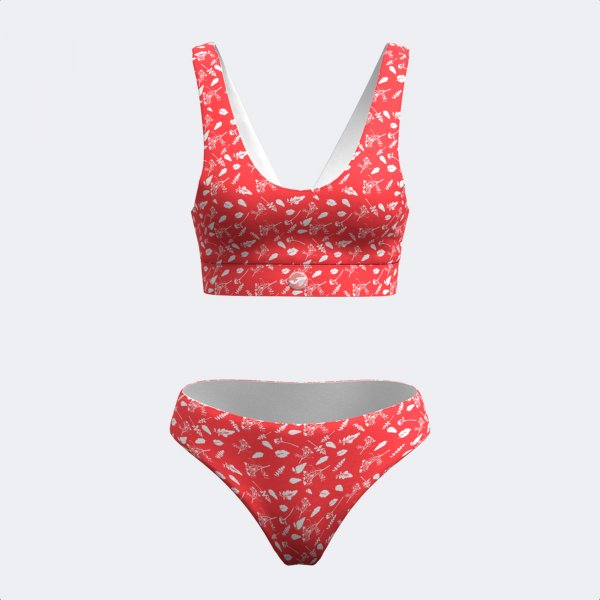 SANTA MÓNICA II BIKINI RED WHITE