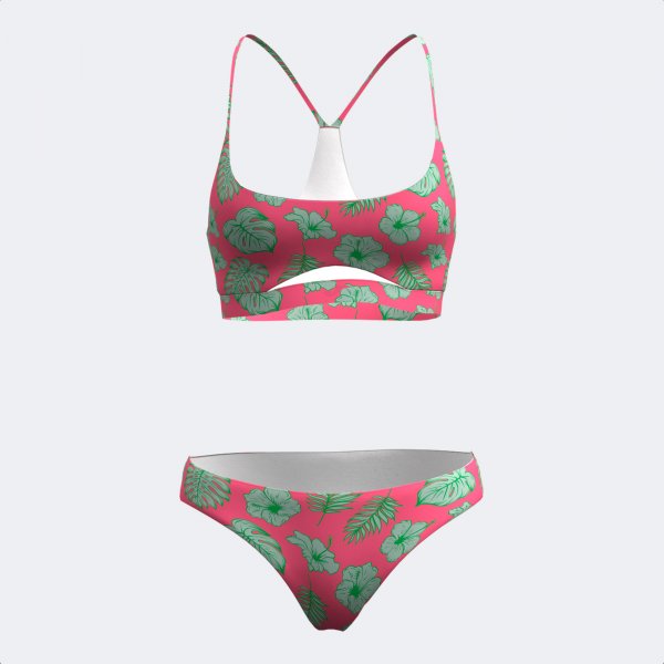 SANTA MÓNICA II BIKINI PINK GREEN