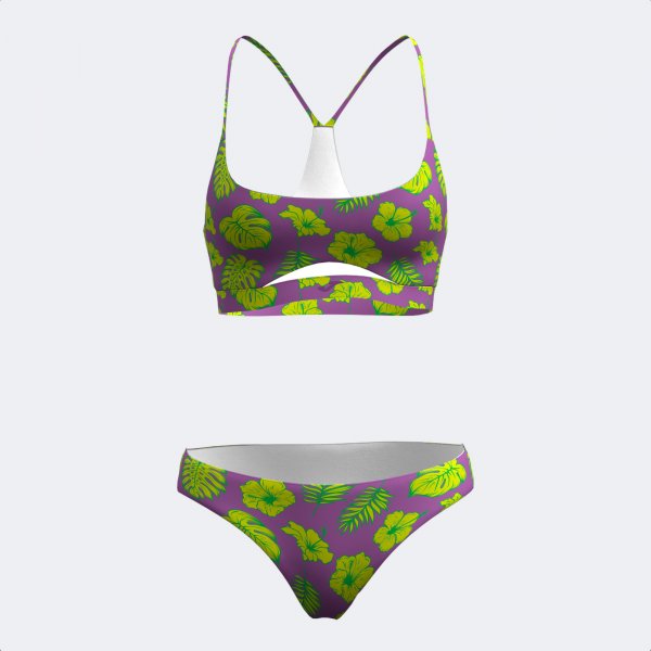 SANTA MÓNICA II BIKINI PURPLE GREEN