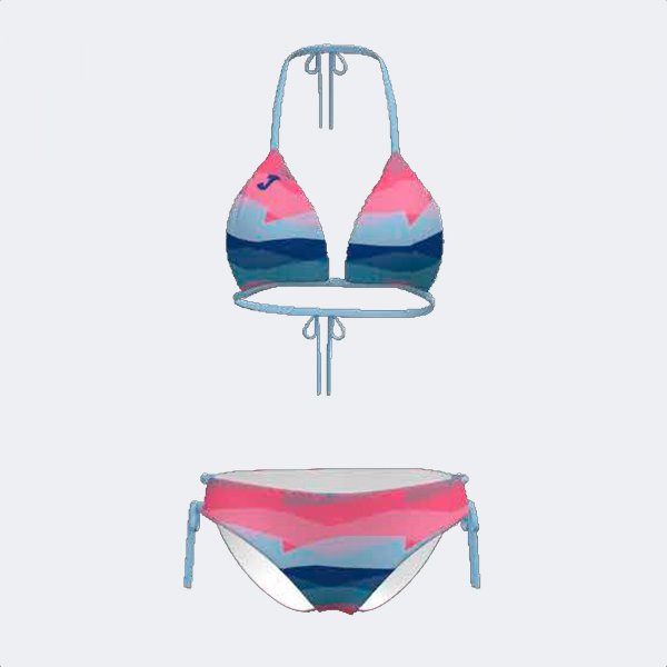 SANTA MÓNICA II BIKINI TURQUOISE PINK