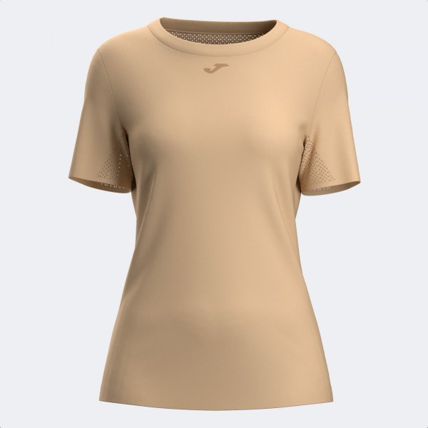 INDOOR GYM SHORT SLEEVE T-SHIRT BEIGE