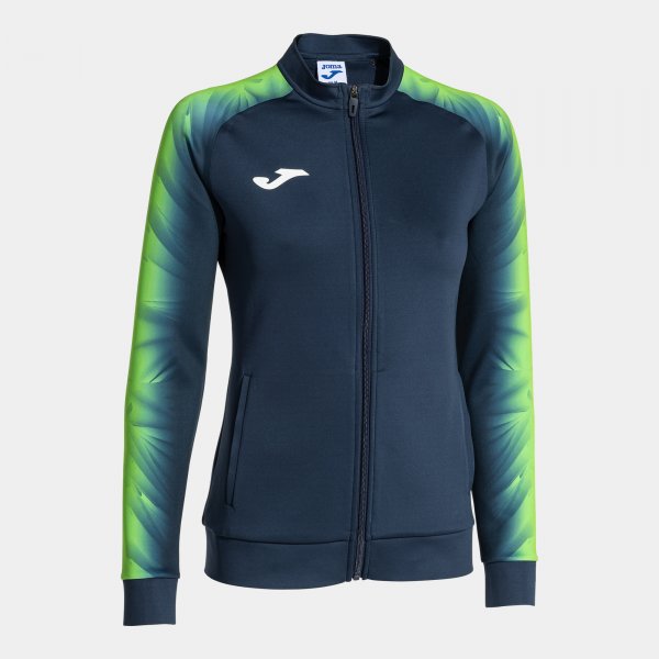 ELITE XI FULL ZIP SWEATSHIRT NAVY FLUOR GREEN