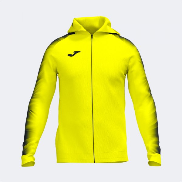 ELITE XI ZIP-UP HOODIE FLUOR YELLOW BLACK