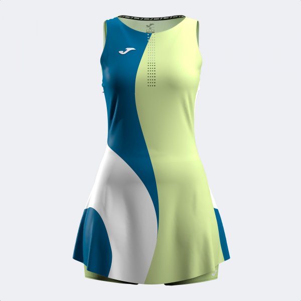 CHALLENGE DRESS GREEN BLUE