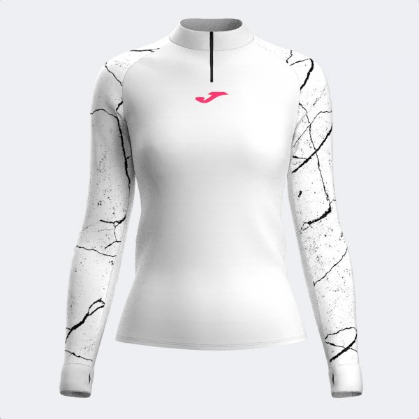 R-NIGHT SWEATSHIRT WHITE BLACK