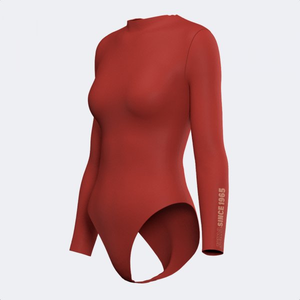 MIMETIC BODYSUIT RED