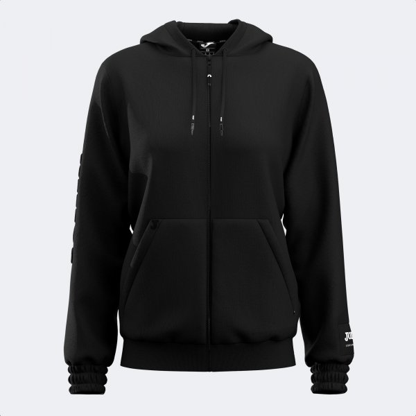 URBAN STREET ZIP-UP HOODIE BLACK
