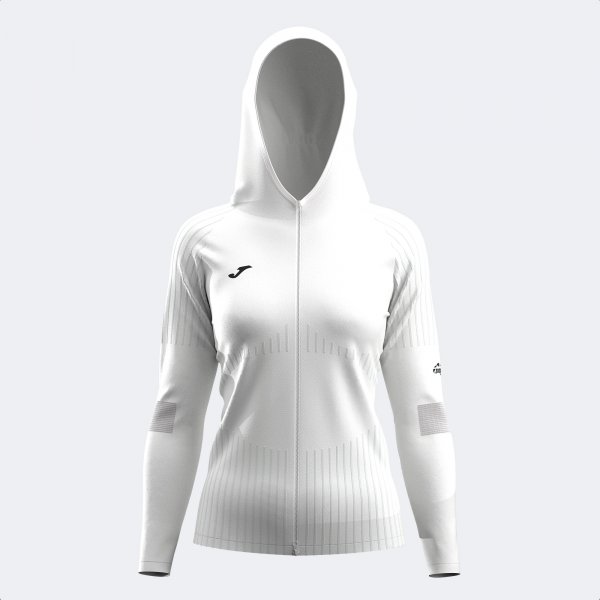 R-TRAIL NATURE ZIP-UP HOODIE WHITE