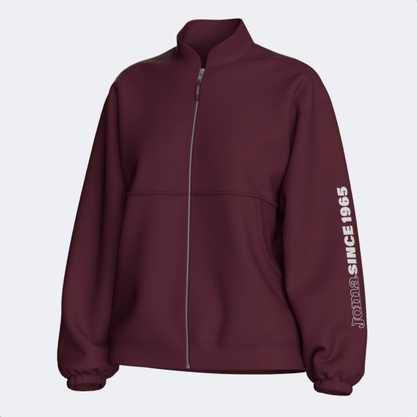 MIMETIC BOMBER JACKET BURGUNDY