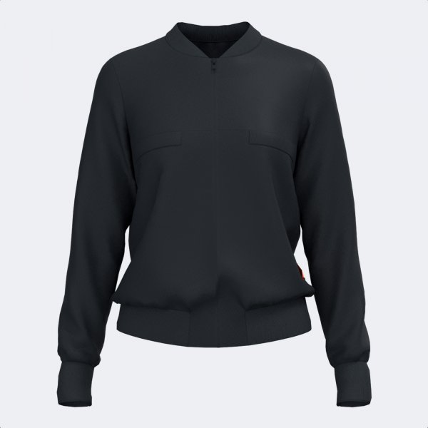 STEP FULL ZIP SWEATSHIRT BLACK