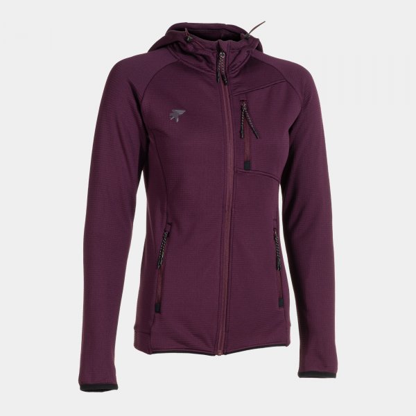 EXPLORER ZIP-UP HOODIE BURGUNDY