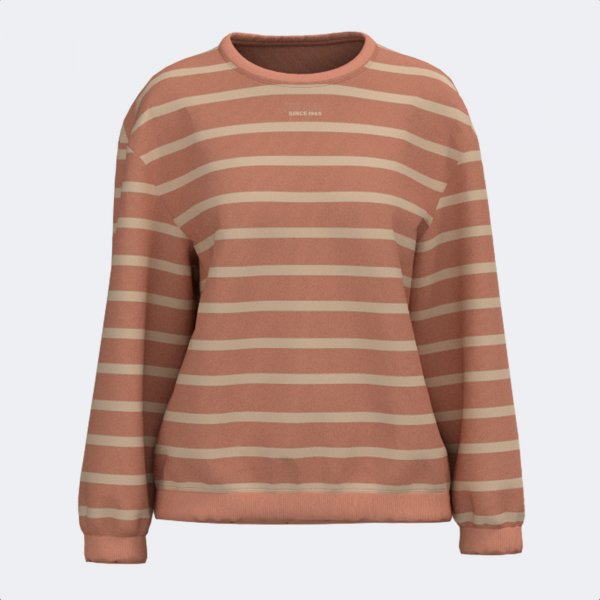 MIMETIC SWEATSHIRT LIGHT BROWN