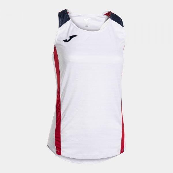 MONTREAL SLEEVELESS SHIRT WHITE RED