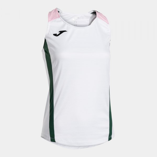 MONTREAL SLEEVELESS SHIRT WHITE GREEN