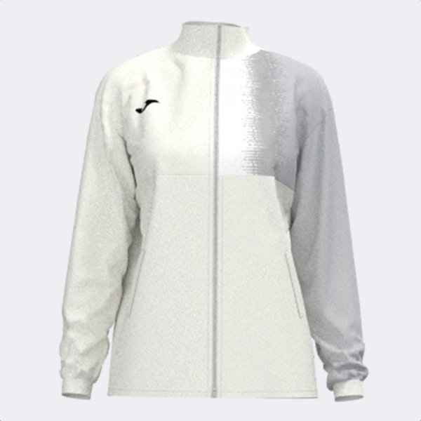 CHALLENGE FULL ZIP SWEATSHIRT WHITE LIGHT GRAY