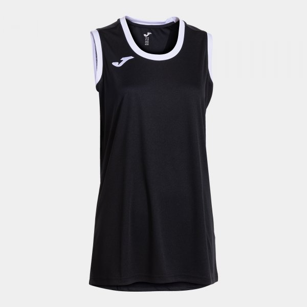 CANCHA SLEEVELESS SHIRT BLACK WHITE