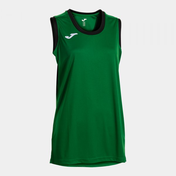 CANCHA SLEEVELESS SHIRT GREEN BLACK