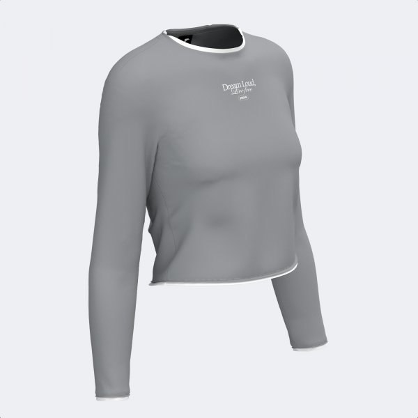 MIMETIC LONG SLEEVE T-SHIRT GRAY