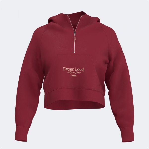MIMETIC HOODIE DARK RED