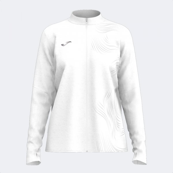 R-NIGHT FULL ZIP SWEATSHIRT WHITE