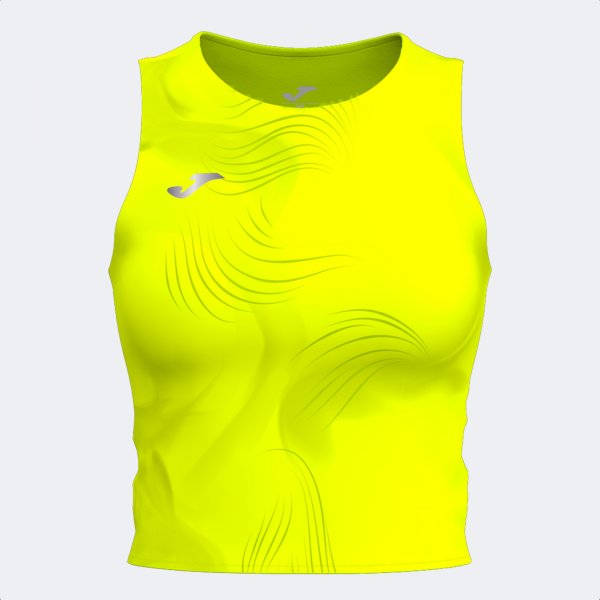 R-NIGHT SLEEVELESS SHIRT FLUOR YELLOW