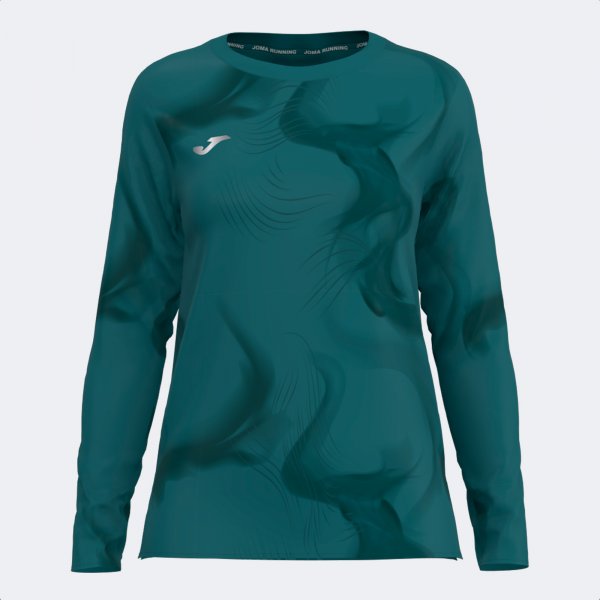 R-NIGHT LONG SLEEVE T-SHIRT TURQUOISE