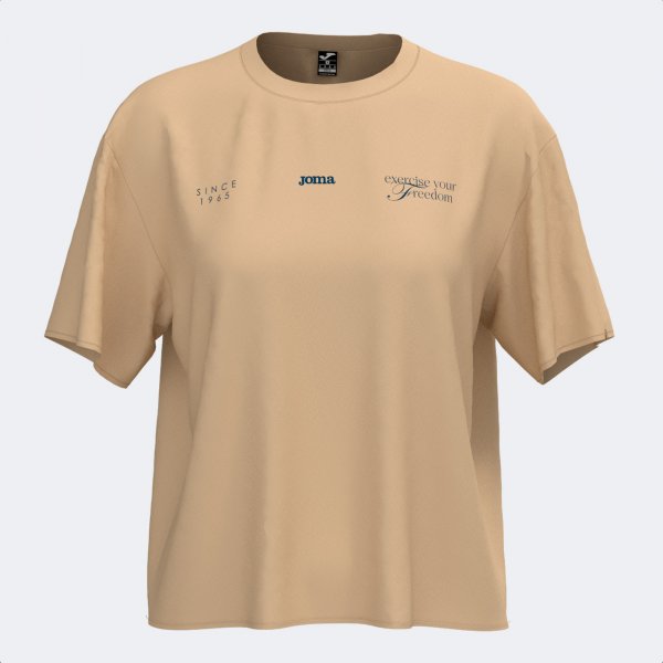 MIMETIC SHORT SLEEVE T-SHIRT BROWN