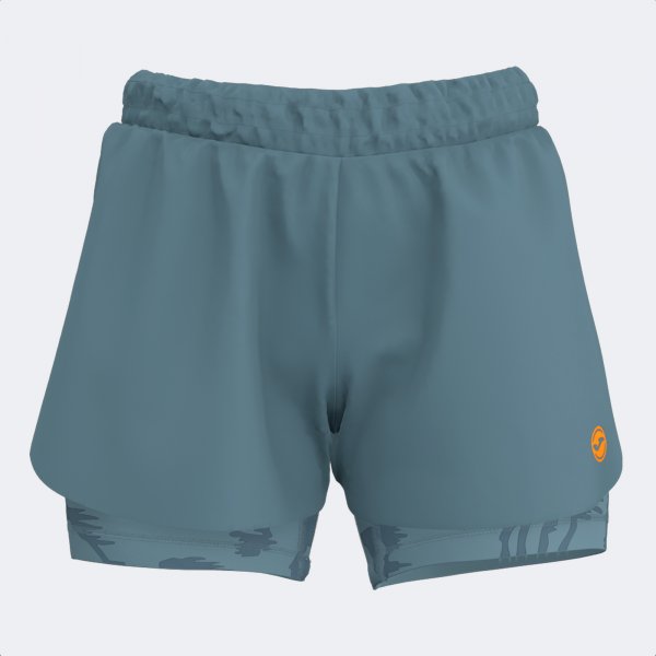INDOOR GYM SHORT BLUE ORANGE