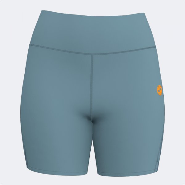 INDOOR GYM SHORT TIGHTS BLUE ORANGE