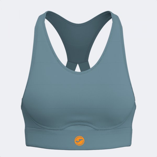 INDOOR GYM SPORT BRA BLUE ORANGE