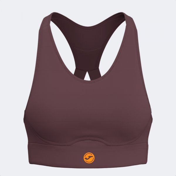 INDOOR GYM SPORT BRA BROWN ORANGE