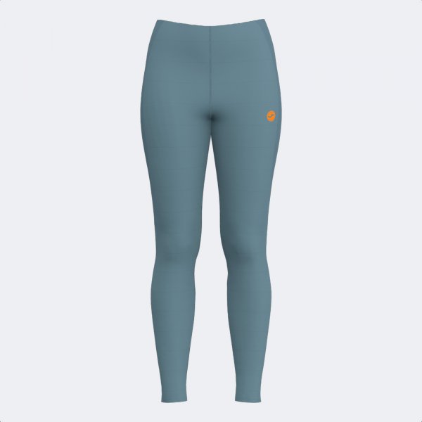 INDOOR GYM LONG TIGHTS BLUE ORANGE