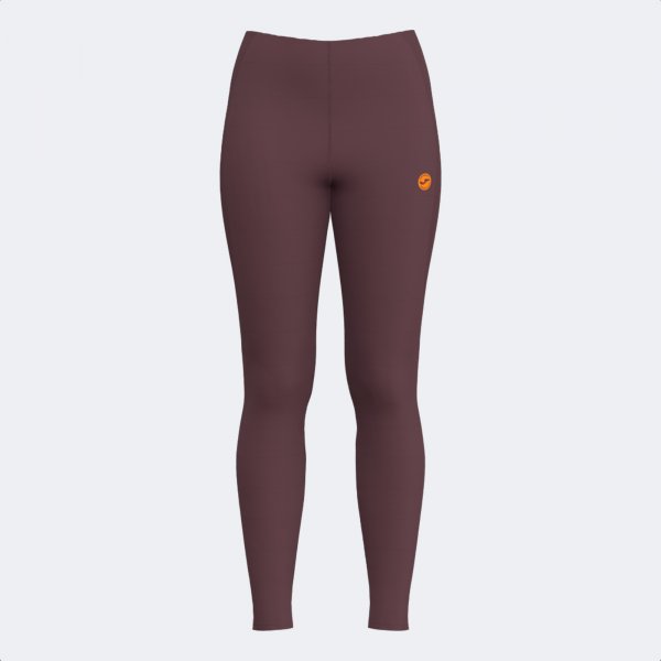 INDOOR GYM LONG TIGHTS BROWN ORANGE