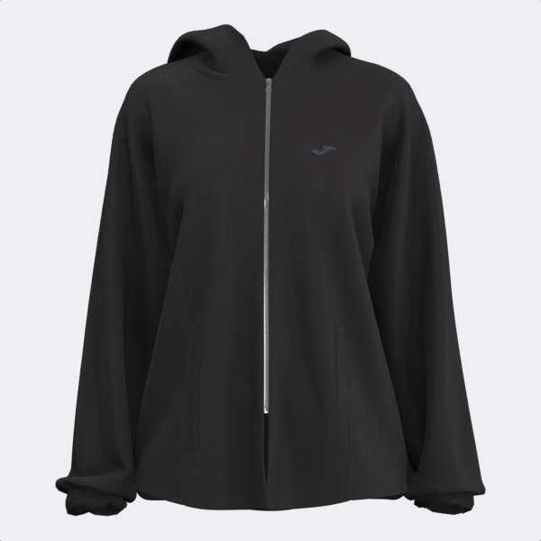 SOFT ZIP-UP HOODIE BLACK