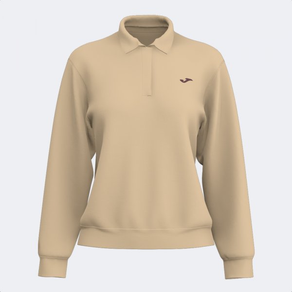 SOFT LONG SLEEVE POLO BEIGE