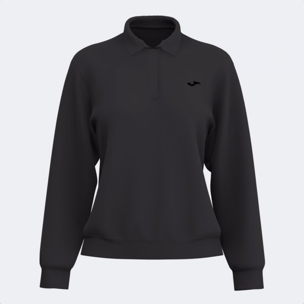SOFT LONG SLEEVE POLO BLACK