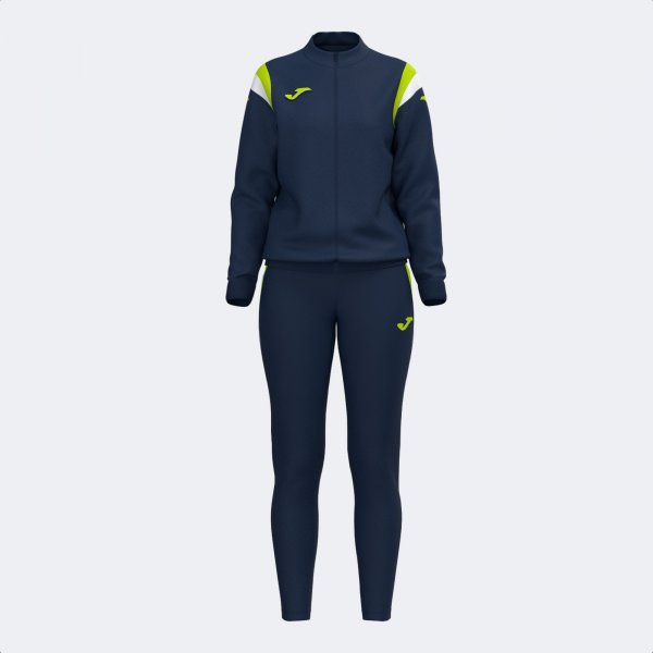 TERRA TRACKSUIT DARK NAVY LIME