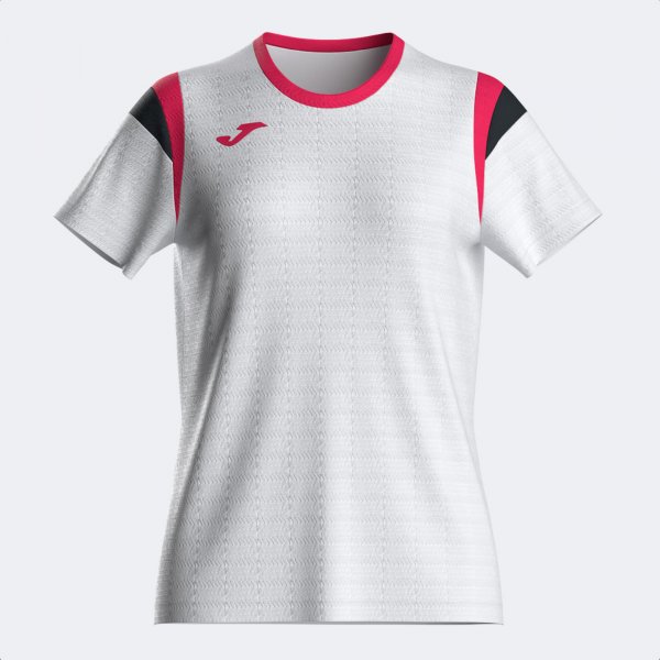 TERRA SHORT SLEEVE T-SHIRT WHITE FUCHSIA