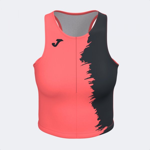 PICASHO TOP FLUOR CORAL BLACK