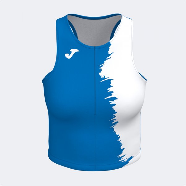 PICASHO TOP ROYAL BLUE WHITE