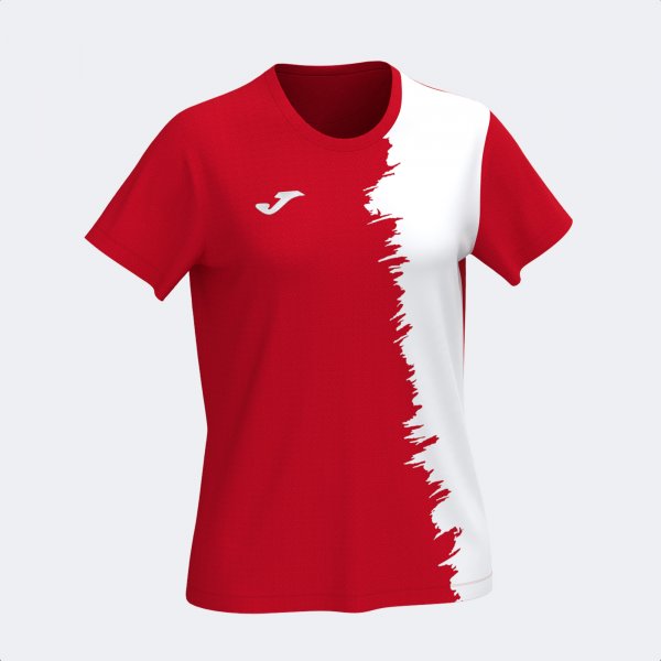 PICASHO SHORT SLEEVE T-SHIRT RED WHITE